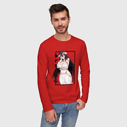 Лонгслив хлопковый мужской Альбедо Albedo Повелитель, цвет: красный — фото 2