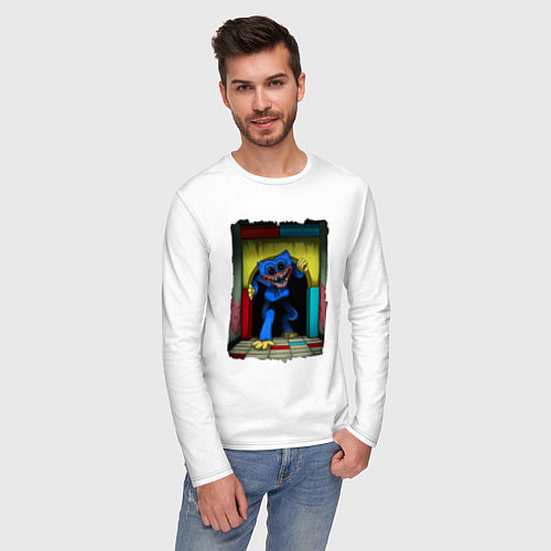 Мужской лонгслив ХАГИ ВАГИ, Я ТЕБЯ ПОЙМАЮ / Белый – фото 3