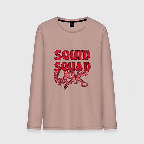 Мужской лонгслив Squid Squad / Пыльно-розовый – фото 1