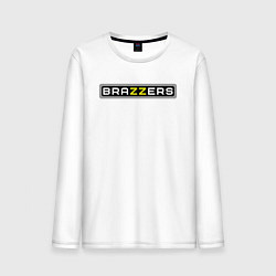 Лонгслив хлопковый мужской Brazzers, цвет: белый