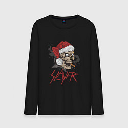 Мужской лонгслив SLAYER SKULL SANTA NEW YEAR