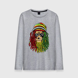 Мужской лонгслив Rasta lioN