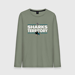 Мужской лонгслив SHARKS TERRITORY САН-ХОСЕ ШАРКС