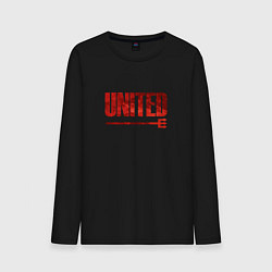 Лонгслив хлопковый мужской United Манчестер Юнайтед, цвет: черный