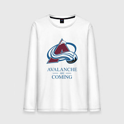 Мужской лонгслив Colorado Avalanche are coming , Колорадо Эвеланш