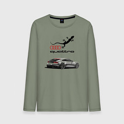 Мужской лонгслив Audi quattro Lizard