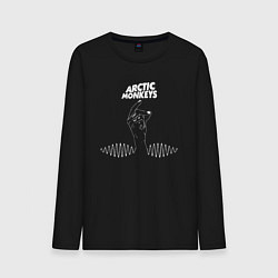 Лонгслив хлопковый мужской Arctic Monkeys mardy bum, цвет: черный