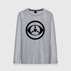 Лонгслив хлопковый мужской Эта-10, цвет: меланж