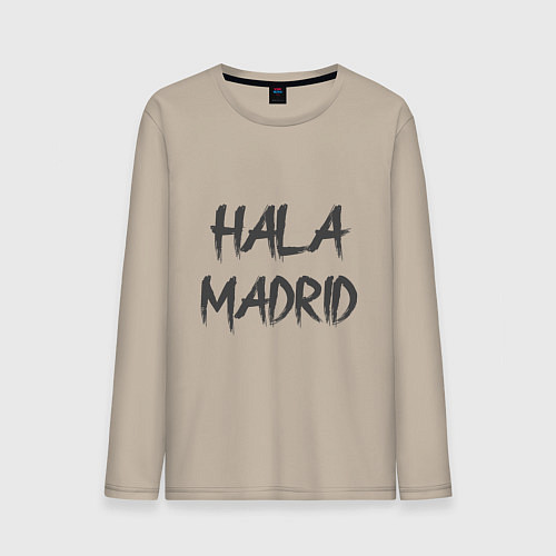 Мужской лонгслив Hala - Madrid / Миндальный – фото 1