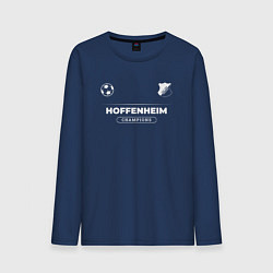 Лонгслив хлопковый мужской Hoffenheim Форма Чемпионов, цвет: тёмно-синий