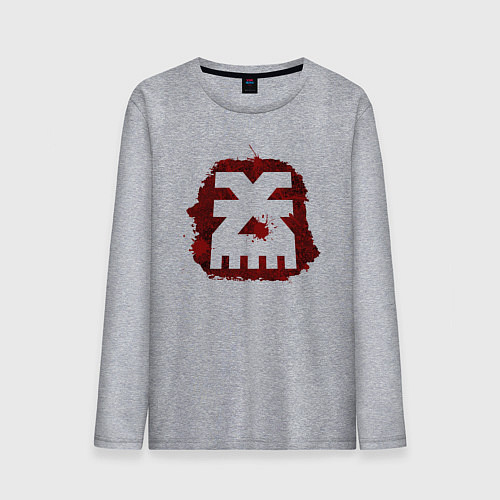 Мужской лонгслив Знак Кхорна пятно / Меланж – фото 1