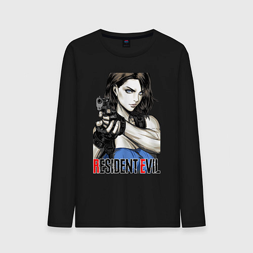 Мужской лонгслив Jill RE3 / Черный – фото 1