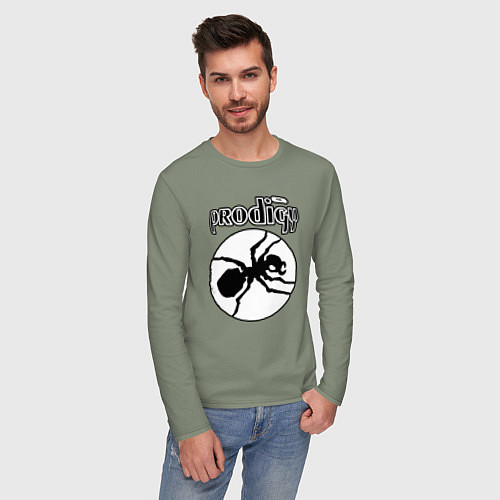 Мужской лонгслив The prodigy ant / Авокадо – фото 3