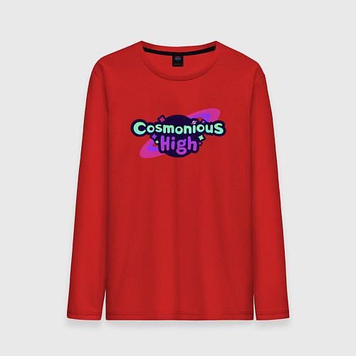 Мужской лонгслив Cosmonious High Logo / Красный – фото 1