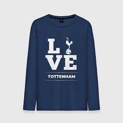 Лонгслив хлопковый мужской Tottenham Love Classic, цвет: тёмно-синий