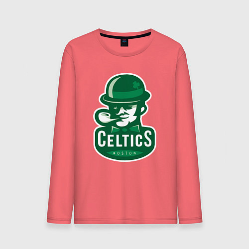 Мужской лонгслив Celtics Team / Коралловый – фото 1