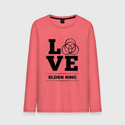 Лонгслив хлопковый мужской Elden Ring Love Classic, цвет: коралловый