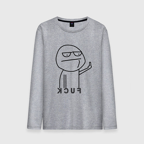 Мужской лонгслив Гуляй отседа / Меланж – фото 1