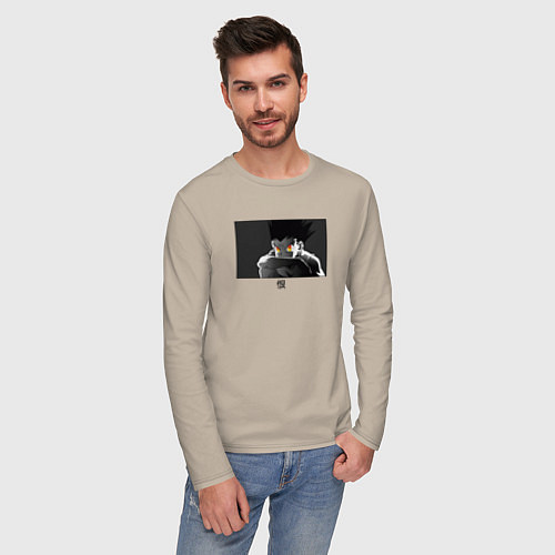 Мужской лонгслив Gon Furikusu - Hunter x Hunter / Миндальный – фото 3