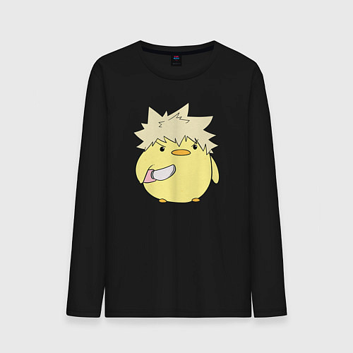 Мужской лонгслив Опасный Бакуго My Hero Academia / Черный – фото 1