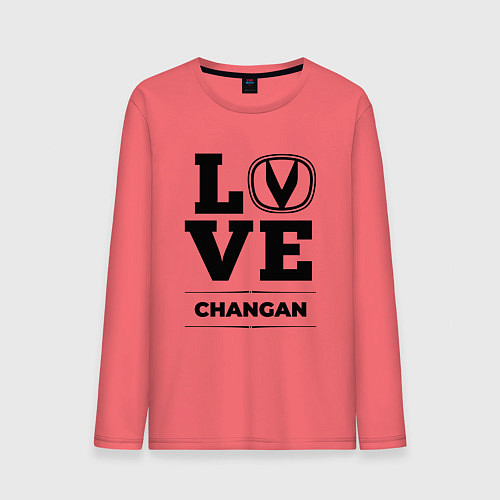 Мужской лонгслив Changan Love Classic / Коралловый – фото 1