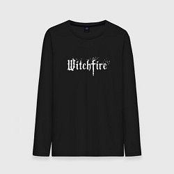 Лонгслив хлопковый мужской Witchfire, цвет: черный