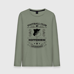 Лонгслив хлопковый мужской Hoffenheim: Football Club Number 1 Legendary, цвет: авокадо