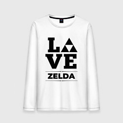 Лонгслив хлопковый мужской Zelda Love Classic, цвет: белый