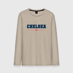 Лонгслив хлопковый мужской Chelsea FC Classic, цвет: миндальный