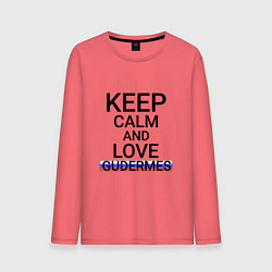 Мужской лонгслив Keep calm Gudermes Гудермес