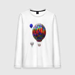 Мужской лонгслив 3d aerostats colorful