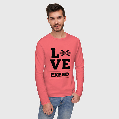 Мужской лонгслив Exeed Love Classic / Коралловый – фото 3