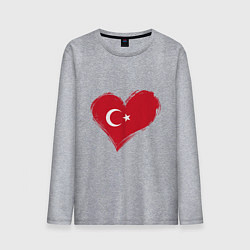 Мужской лонгслив Сердце - Турция