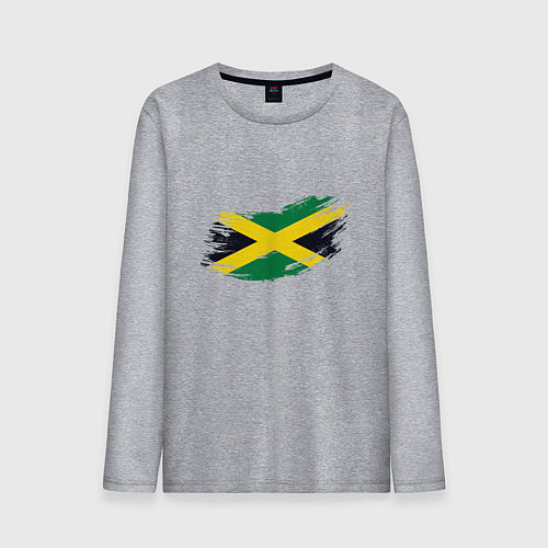 Мужской лонгслив Jamaica Flag / Меланж – фото 1