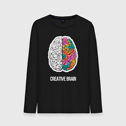 Мужской лонгслив Creative Brain