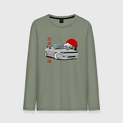 Лонгслив хлопковый мужской Celica gt-four st183 JDM, цвет: авокадо