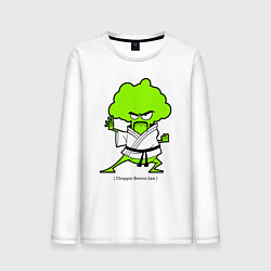 Лонгслив хлопковый мужской Choppin Brocco Lee, цвет: белый