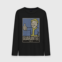 Лонгслив хлопковый мужской Vault guarantee boy, цвет: черный