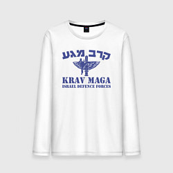 Мужской лонгслив Krav-maga emblem with wings