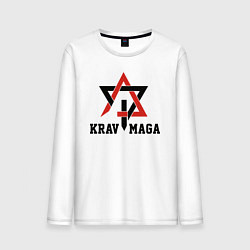 Мужской лонгслив Krav-maga hand-to-hand combat emblem