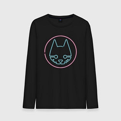 Мужской лонгслив Stray logo neon