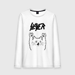 Мужской лонгслив Slayer - rock cat