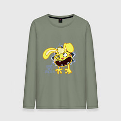 Лонгслив хлопковый мужской Cuddles, цвет: авокадо