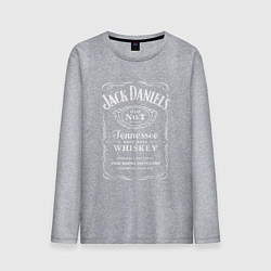 Лонгслив хлопковый мужской Jack Daniels, цвет: меланж