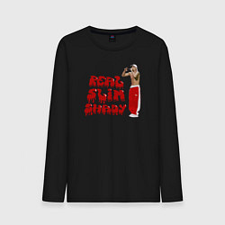 Лонгслив хлопковый мужской Eminem: Real Slim Shady, цвет: черный