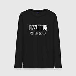 Мужской лонгслив Led Zeppelin символы