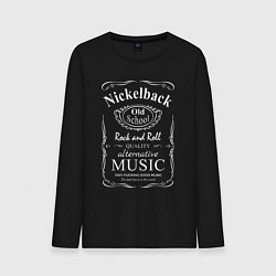 Мужской лонгслив Nickelback в стиле Jack Daniels