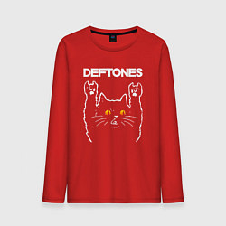 Мужской лонгслив Deftones rock cat