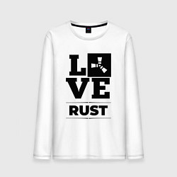 Мужской лонгслив Rust love classic