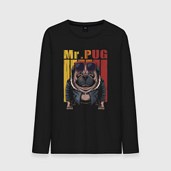 Мужской лонгслив Mr pug